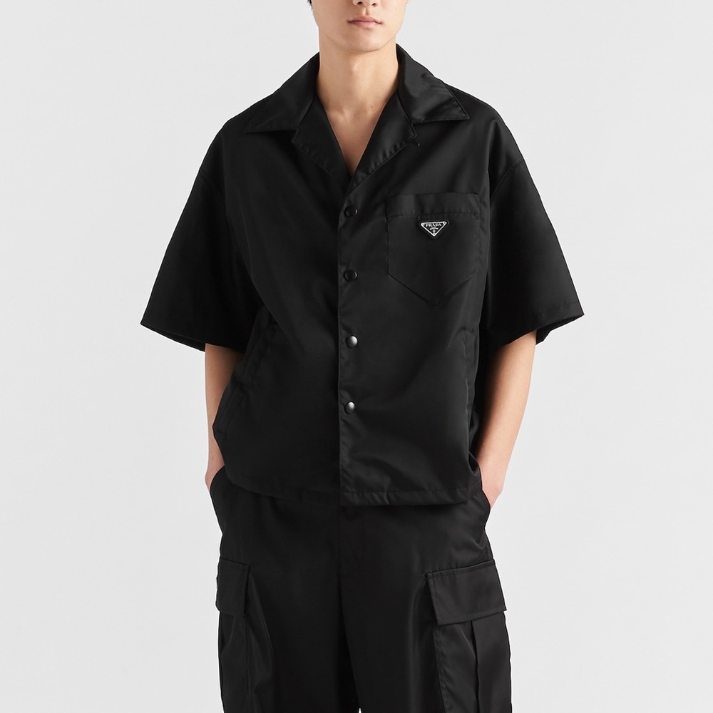 Prada Re-Nylon Short-Sleeved Shirt - Picture 2 of 9